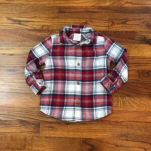 Jumping Beans Plaid LS Flannel Shirt Top
24 Months Unisex Boys Girls
100% Cotton